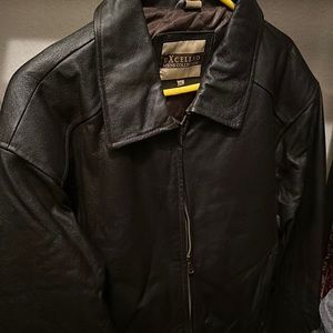 Excelled men’s collection leather jacket size 2xl